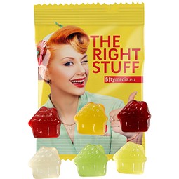 Fruchtgummi Haus 10 g, Haus