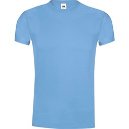 FRUIT OF THE LOOM® Unisex T-Shirt Original T, L, HELLBLAU