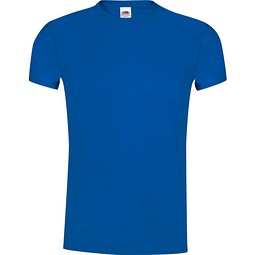 FRUIT OF THE LOOM® Unisex T-Shirt Original T, S, BLAU