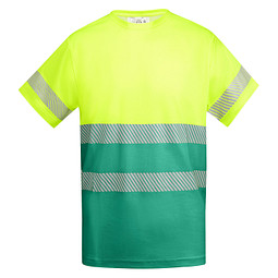 Funktionsshirt Tauri mit kurzen Ärmeln, XXXL, garden green/fluor yellow