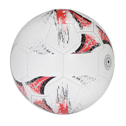 Fußball KICK AROUND,rot, weiß