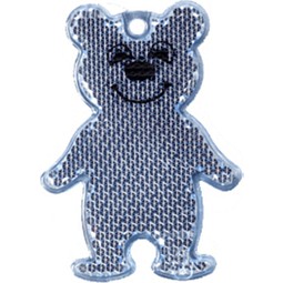 Fußgängerreflektor Bär, blau