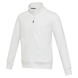 Galena Sweatjacke aus recyceltem Material Unisex, weiss, M