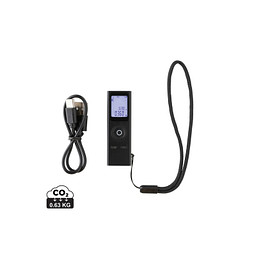 Gear X 30m Lasermessgerät aus RCS recyceltem Aluminum, schwarz