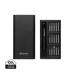 Gear X 31-in-1 Präzisions-Schraubendreher-Satz, schwarz