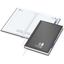 Geiger-Notes Buchkalender Manager Register Bestseller, anthrazit, inkl. Silberprägung