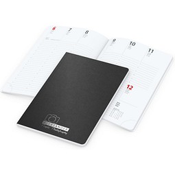 Geiger-Notes Buchkalender Prestige-Flexx Bestseller, schwarz inkl. Silberprägung