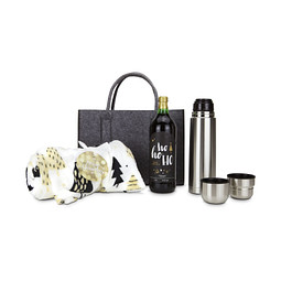 Gemütliche Filztasche, grau