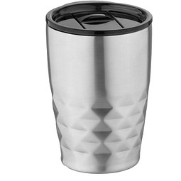 Geo Kupfer-Vakuum Isolierbecher, 350 ml, silber