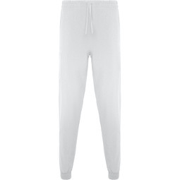 Gerade lange Unisex-Hose Fiber, M, weiß