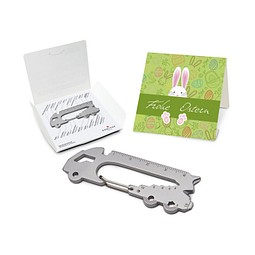 ROMINOX® Key Tool Truck / LKW (22 Funktionen) im Motiv-Mäppchen Osterhase, grün