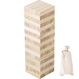 Geschicklichkeitsspiel aus Kiefernholz Gisa, braun