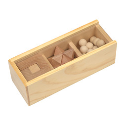 Geschicklichkeitsspiel-Set BRAIN POWER,braun