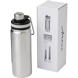 Gessi kupfer-vakuum Isolierflasche, 590 ml, silber