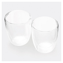 Gläser-Set DRINK LINE L, doppelwandig,transparent