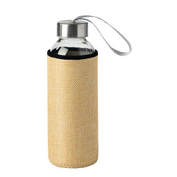 Glas-Trinkflasche TAKE JUTY, natur