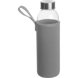 Trinkflasche Klagenfurt mit Sleeve, 500 ml, grau