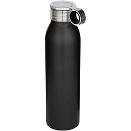 Grom 650 ml RCS-zertifizierte Trinkflasche aus recyceltem Edelstahl, schwarz