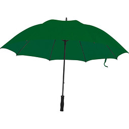 Großer Regenschirm aus Polyester, dunkelgrün