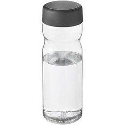 H2O Active® Base Tritan™ 650-ml-Sportflasche mit Drehdeckel, transparentklar/grau