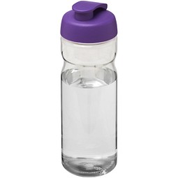 Sport-Werbemittel Sportflasche H2O Active® Base Tritan™ – transparent – mit Logo bedruckt 650 ml BPA-frei auslaufsicher für Sportevents