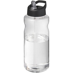 H2O Active® Big Base 1L Sportflasche mit Ausgussdeckel, schwarz