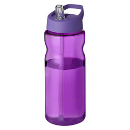 H2O Active® Eco Base 650 ml Sportflasche mit Ausgussdeckel, lila/ lila