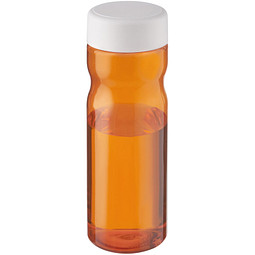 H2O Active® Eco Base 650 ml Sportflasche mit Drehdeckel, orange/ weiß
