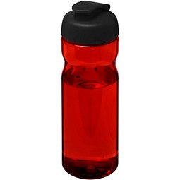 H2O Active® Eco POP Base 650 ml Sportflasche mit Klappdeckel, rot