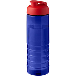 H2O Active® Eco Treble 750 ml Sportflasche mit Stülpdeckel & Trinkklappe, blau, rot