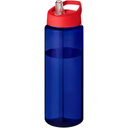 H2O Active® Eco Vibe 850 ml Sportflasche mit Ausgussdeckel, blau, rot