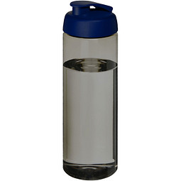 H2O Active® Eco Vibe 850 ml Sportflasche mit Klappdeckel, kohle, blau