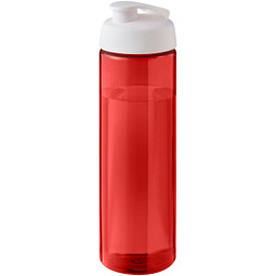 H2O Active® Eco Vibe 850 ml Sportflasche mit Klappdeckel, rot, weiß