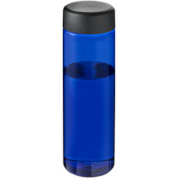 H2O Active® Eco Vibe 850 ml Wasserflasche mit Drehdeckel, blau, schwarz
