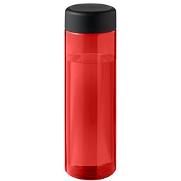 H2O Active® Eco Vibe 850 ml Wasserflasche mit Drehdeckel, rot, schwarz
