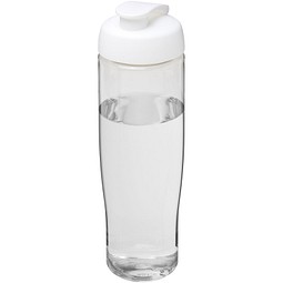 H2O Active® Tempo 700 ml Sportflasche mit Klappdeckel, transparent/weiß