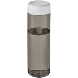 H2O Active® Vibe 850 ml Sportflasche mit Drehdeckel, kohle/weiß