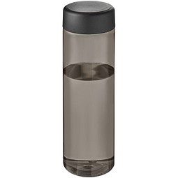 H2O Active® Vibe 850 ml Sportflasche mit Drehdeckel, kohle/schwarz
