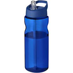 H2O Base Sportflasche mit Ausgussdeckel, 650 ml, blau