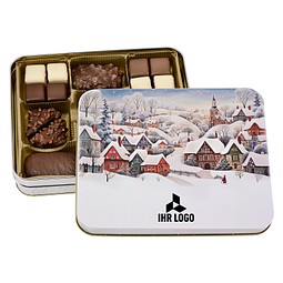HAEBERLEIN-METZGER Präsentdose Lebkuchen-Gebäckmischung, Frohe Weihnachten