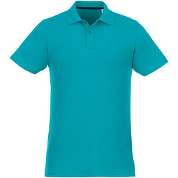 ELEVATE Herren Poloshirt Helios, aquablau, XS