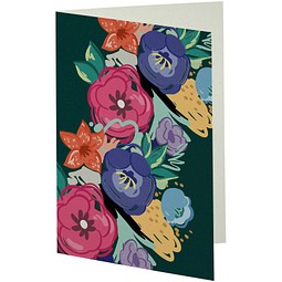 Herald A6 Grußkarte, elfenbeinweiß