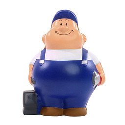 Herr Bert® Anti-Stress-Figuren Schlosser Bert, blau
