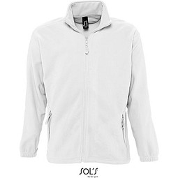Herren Fleecejacke North, 5XL, White