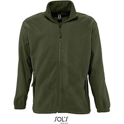 Herren Fleecejacke North, XS, Army