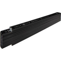 Holzgliedermaßstab 407P schwarz, schwarz