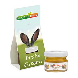 Honig in Überreichverpackung, Ostern, 1-seit. Druck