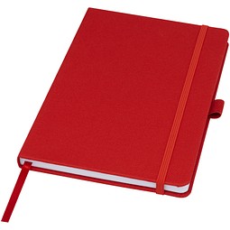 Honua A5 Notizbuch aus recyceltem Papier mit Cover aus recyceltem PET, rot