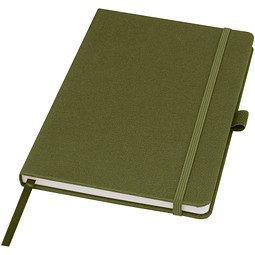 Honua A5 Notizbuch aus recyceltem Papier mit Cover aus recyceltem PET, waldgrün