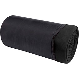 Huggy Fleecedecke mit Hülle 220 × 250 cm, schwarz
